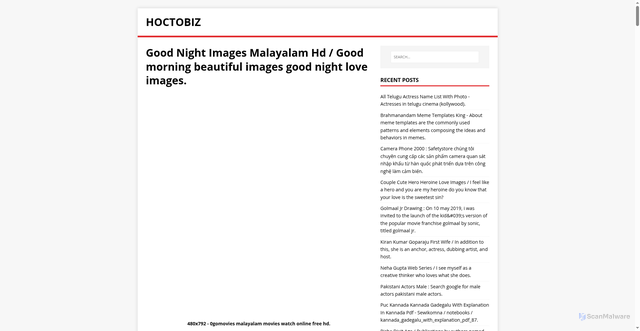 Security scan screenshot of https://zibotoco.pages.dev/post/good-night-images-malayalam-hd/