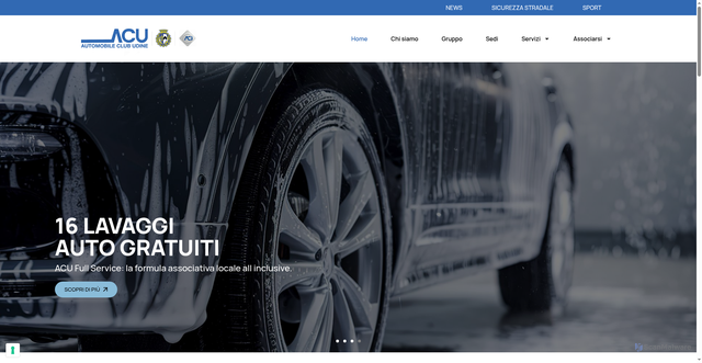 Security scan screenshot of https://acu.ud.it/