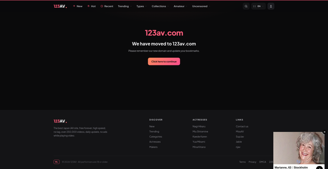 Security scan screenshot of https://cdn.123av.me