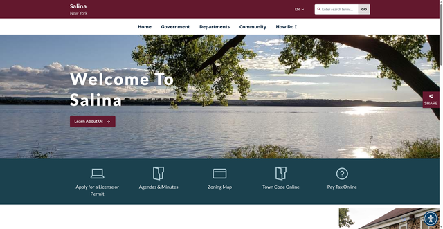 Security scan screenshot of https://salinany.gov/