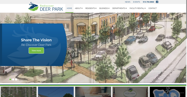 Security scan screenshot of https://www.deerpark-oh.gov/