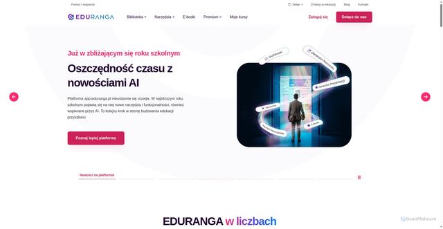 Security scan screenshot of https://eduranga.pl/