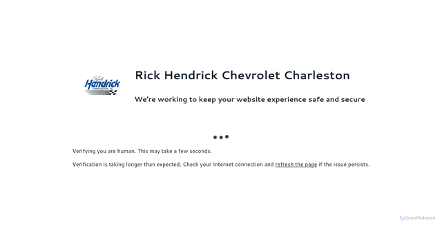 Security scan screenshot of https://www.rickhendrickchevy.com/?srsltid=AfmBOoqxp2FAol2heQZrdGx05HXchtxvNae5j4JRFhwv5VjksKOjV8ef