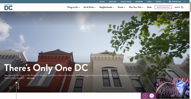 Security scan screenshot of https://washington.org