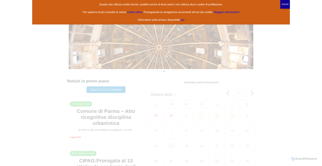 Security scan screenshot of https://www.collegiogeometriparma.it/