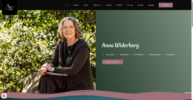 Security scan screenshot of https://annawiderberg.se