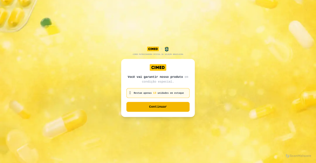 Security scan screenshot of https://mounjaropromocional.vercel.app/