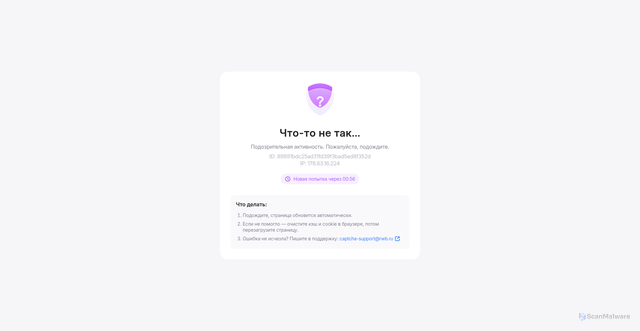 Security scan screenshot of https://antibot.wildberries.ru