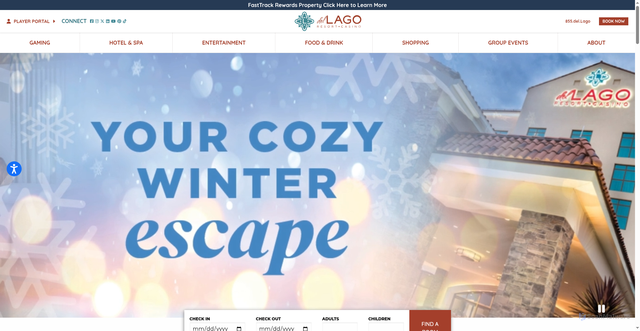 Security scan screenshot of https://dellagoresort.com/