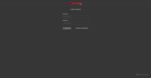 Security scan screenshot of https://heliosweb.se