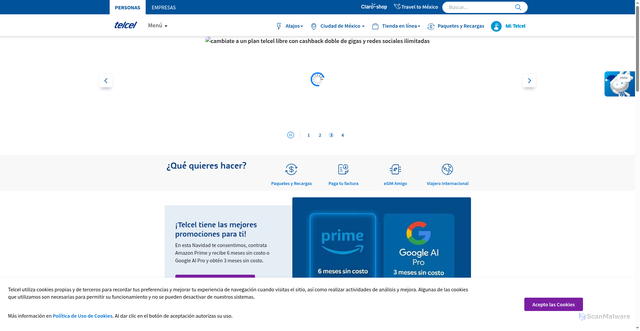 Security scan screenshot of https://mxtecelcs.top/