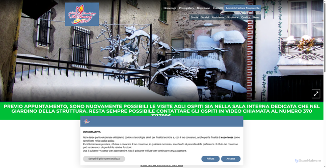 Security scan screenshot of https://www.casasuarez.it/