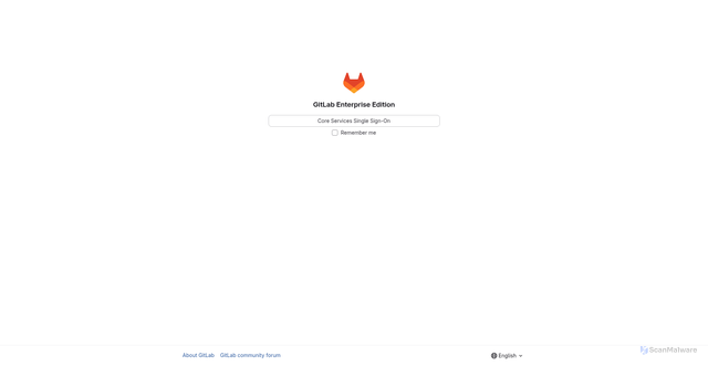 Security scan screenshot of https://gitlab.core.sapns2.us