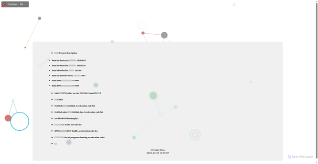 Security scan screenshot of https://hosts-6oxspdyhz7.edgeone.app/
