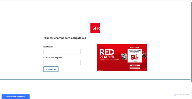 Security scan screenshot of https://anymoous.weebly.com/
