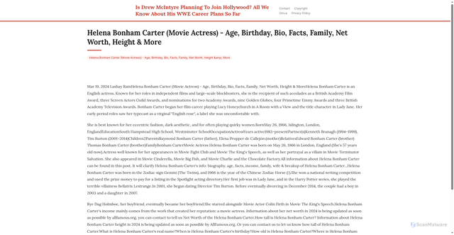 Security scan screenshot of https://concerttradehugo-lqfjp8kzq6.edgeone.app/18297-helena-bonham-carter-movie-actress-age-birthday-bio-facts-family-net-worth-height-more.html