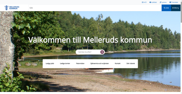 Security scan screenshot of http://www.mellerud.se