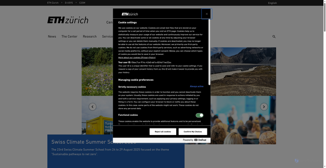 Security scan screenshot of https://c2sm.ethz.ch