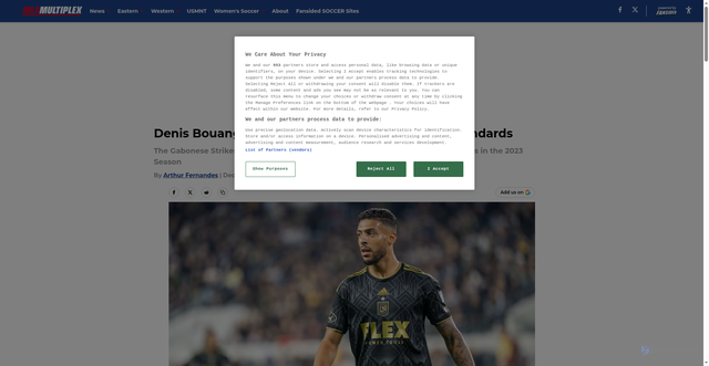 Security scan screenshot of https://mlsmultiplex.com/posts/denis-bouanga-shines-in-mls-elevating-lafc-s-standards-01hgvj75d2kf