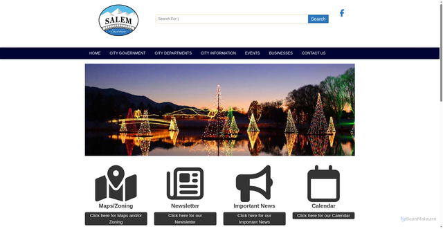 Security scan screenshot of https://www.salemutah.gov/