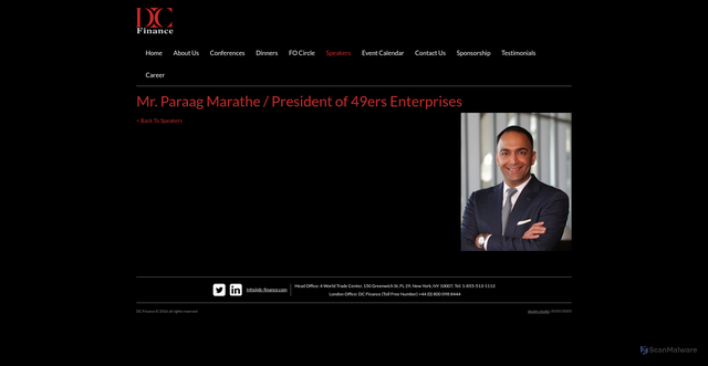Security scan screenshot of https://www.dc-finance.com/mr.-paraag-marathe