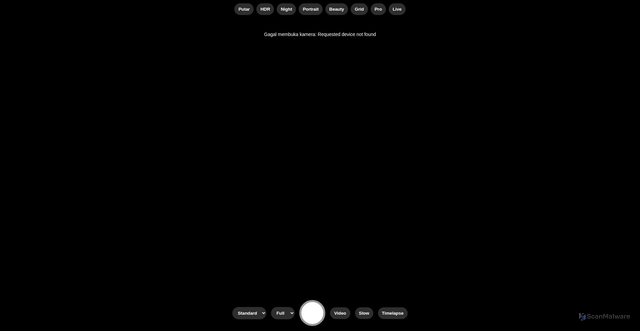 Security scan screenshot of https://test-bly.pages.dev/