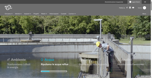 Security scan screenshot of https://www.eco-center.it/it/