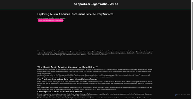 Security scan screenshot of https://langkahdigitalblog-dpqpckrtrsew.edgeone.app/austin-american-statesman-home-delivery.html