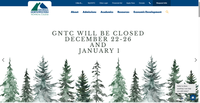 Security scan screenshot of https://www.gntc.edu/