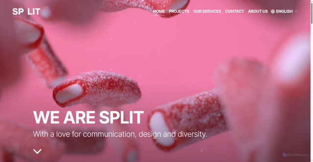 Security scan screenshot of https://splitstockholm.se