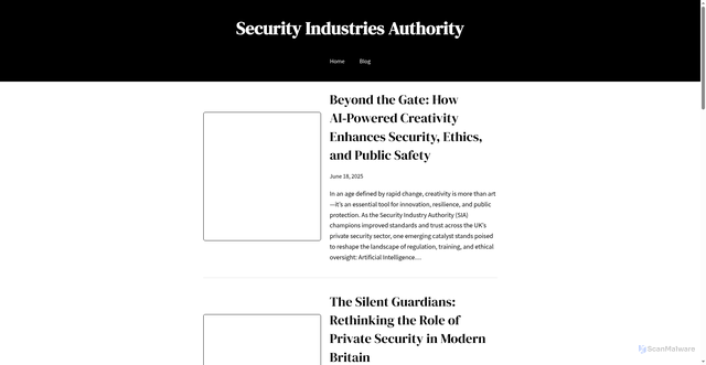 Security scan screenshot of http://the-sia.org.uk/
