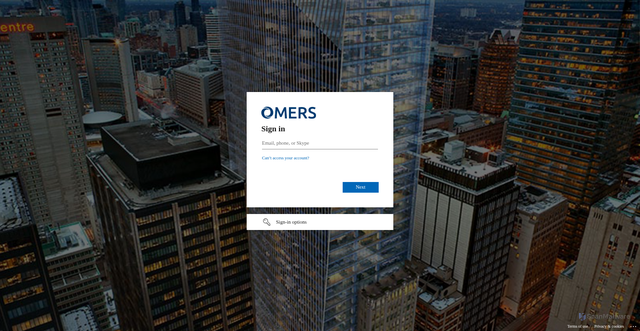 Security scan screenshot of https://omers.sharepoint.com