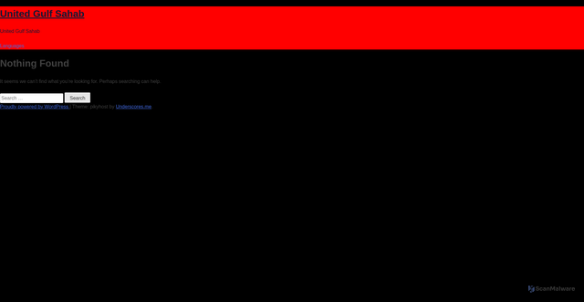 Security scan screenshot of https://unitedgulfsahab.com