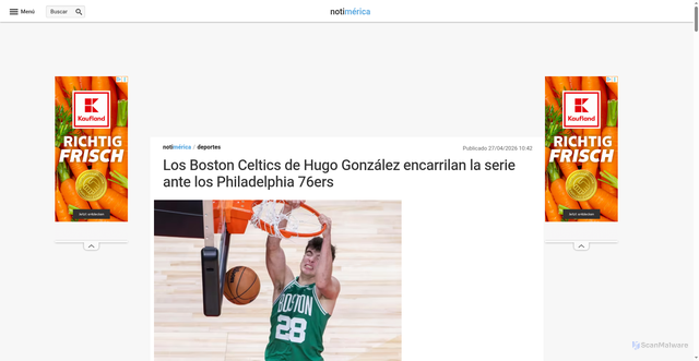 Security scan screenshot of https://www.notimerica.com/deportes/noticia-boston-celtics-hugo-gonzalez-encarrilan-serie-philadelphia-76ers-20260427104211.html