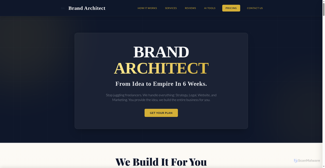 Security scan screenshot of https://brandar-v44nbce794.edgeone.dev/