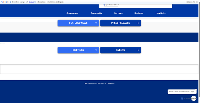 Security scan screenshot of https://beavertonoregon.gov/