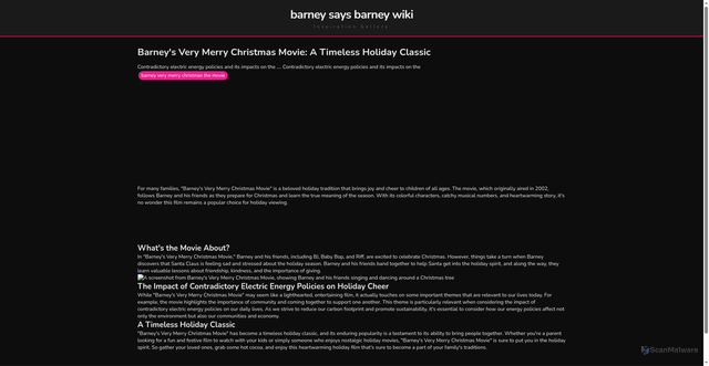 Security scan screenshot of https://nusadigitalflow-dptj67vhrte8.edgeone.app/barney-very-merry-christmas-the-movie.html