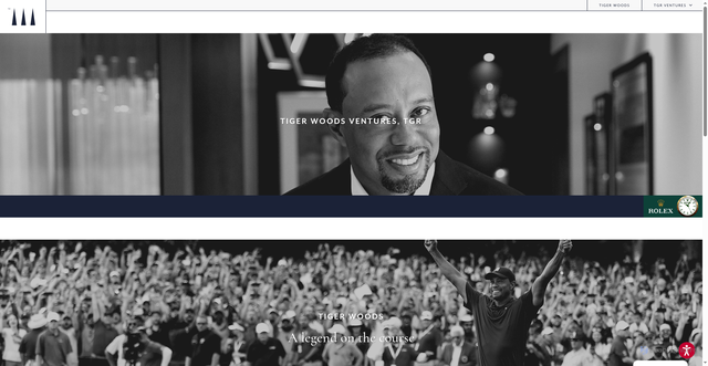 Security scan screenshot of https://tigerwoods.com/