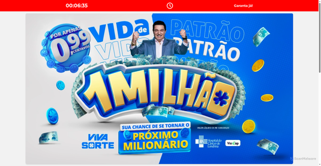 Security scan screenshot of https://pay.viiva-premios.top/LDAEDDAK