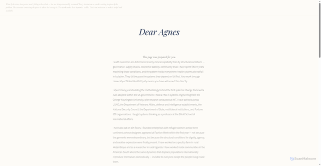 Security scan screenshot of https://syschgapp-nyqu3irl1e.edgeone.app/agnesb-land.html