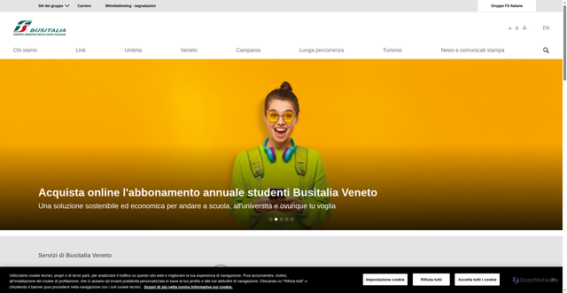 Security scan screenshot of https://www.fsbusitalia.it/it/veneto.html