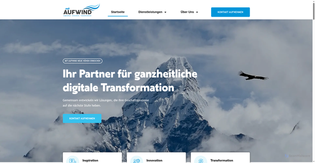 Security scan screenshot of https://mit-aufwind.ch