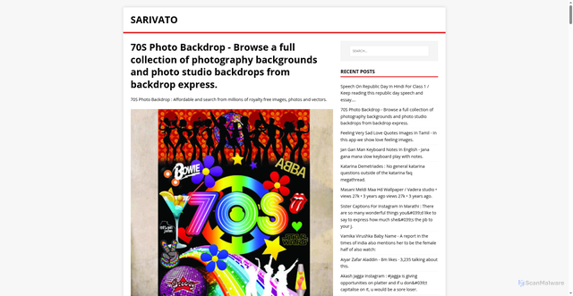 Security scan screenshot of https://otaviras.pages.dev/posts/70s-photo-backdrop/