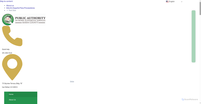Security scan screenshot of https://pamarin.gov/
