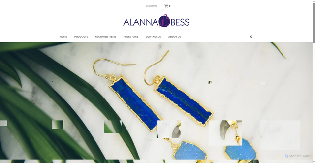 Security scan screenshot of https://alannabess.com