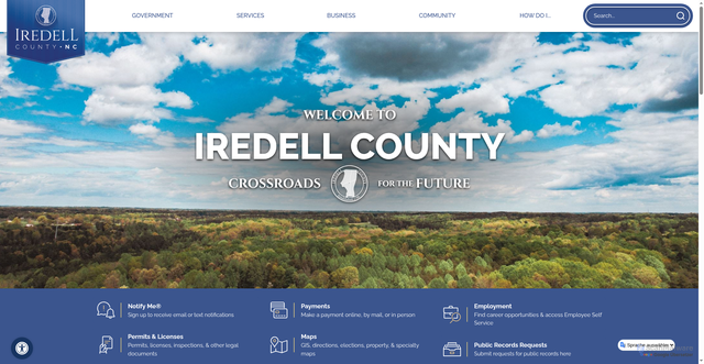 Security scan screenshot of https://iredellcountync.gov/
