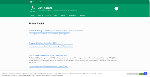 Security scan screenshot of https://www.agronomicaserta.it