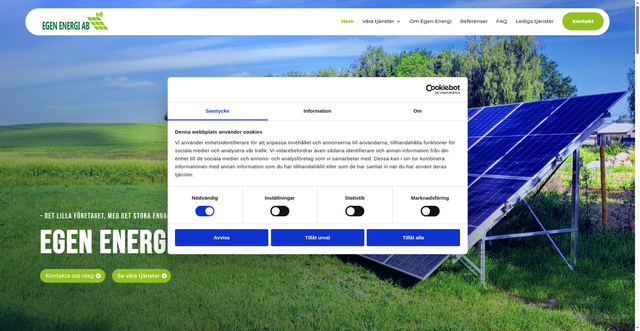 Security scan screenshot of https://xn--solceller-skne-wib.se