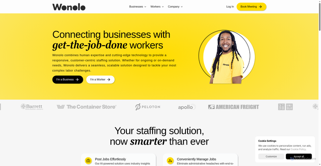 Security scan screenshot of https://wonolo.com