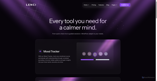 Security scan screenshot of https://ecomlenci.de/features